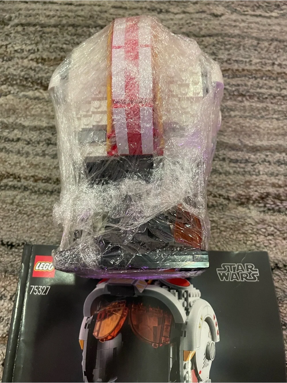 Star Wars Luke Skywalker Red Five Helmet with Orange Visor - LEGO